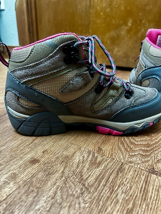 GUC BEARPAW Women's Corsica Wide Mid-Cut Hiking Boots 4390X Taupe/Pink Size 7 - Picture 7 of 12